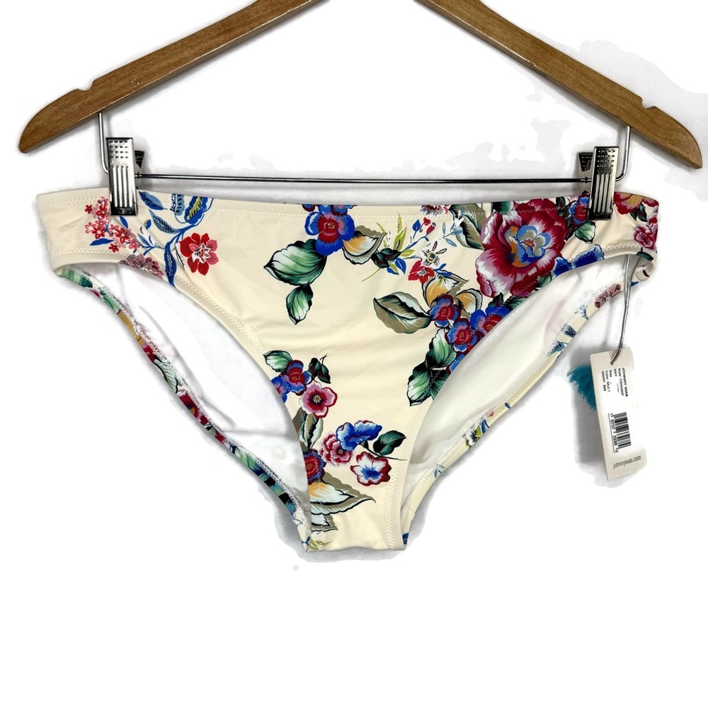 Johnny Was Maya Hipster Cream color with Bold Flowers New with Tags size XL - Picture 3 of 9